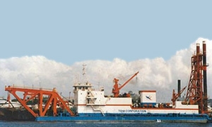 Ajia Maru No.3 - cutter suction dredger