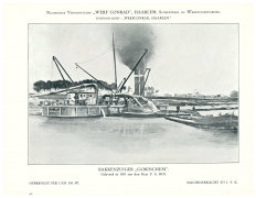 Gorinchem - barge unloading dredger