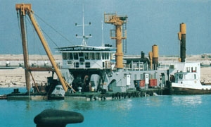 Deira Bay - cutter suction dredger