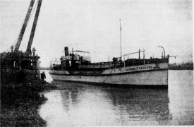 George Pauling departing from the yard on 7 December 1922