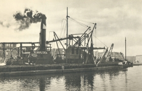 Vlaanderen suction- and barge unloading dredger