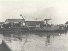 Kampen suction- and barge unloading dredger
