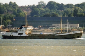 WD Tyne hopper barge dredger