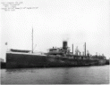  USACE TSHD Galveston moored pierside,  18 December 1937, location unknown