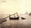 Haalschouw - boot met baggerbeugel