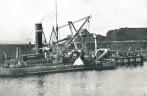 Sliedrecht II - suction- and barge unloading dredger