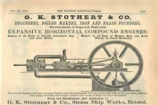 Advertisement G.K.Styothert & Co., 1877