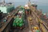 Kaveri - undergoing major lay up repairs at Colombo Dockyards, Dock No. 04 - ©Darshana Chandrasekera