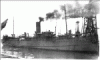 Dredge Manhattan moored pierside at Galveston, 27 February 1937