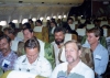 Oranjestad Crew - Going on leave when smoking in the plane was no offence.W.den Hartog, T.Verschoor, Pim Koeleveld, H.Dols, W.Hofman, P.Edelman,